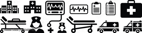 Foto Healthcare and Medical Icon Set