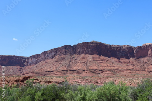 desert landscapes with red rock mountains and canyons (10)