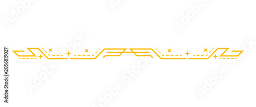 star line art border