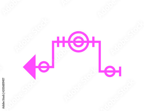 geometric shape arrow