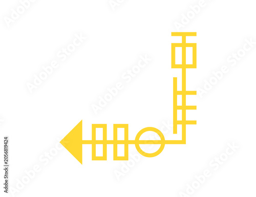 geometric shape arrow