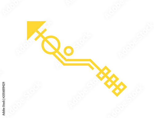 geometric shape arrow