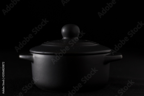 Foto noir sur fond noir