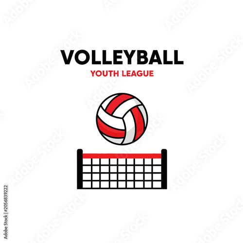 Youth Volleyball League Branding Design