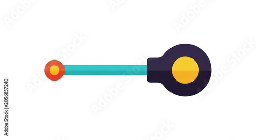 Colorful abstract graphic design element.
