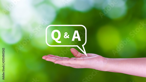 Q and A questions and answers symbol, FAQ, frequency asked questions, Answer, Question Ask, Information, Communication and Brainstorming Concepts