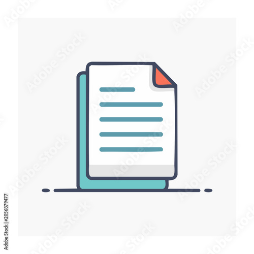 Flat design smartphone with loading bar