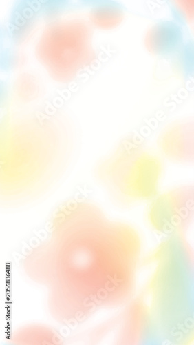 Konstfotografi Soft floral abstract background design vector, mobile wallpaper