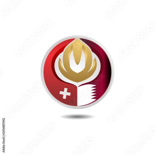 Qatar vs Switzerland World Cup Match with National Flag Ball