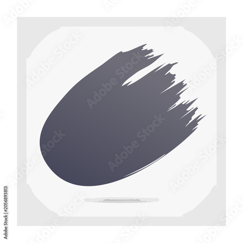 Minimalist blue geometric arrow on transparent background