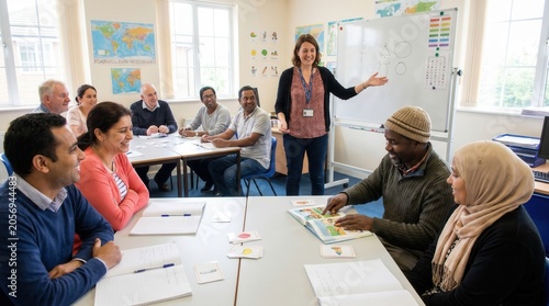 Language Learning Support for Newcomers
