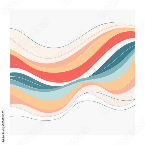 Modern abstract diagonal gradient stripes pattern