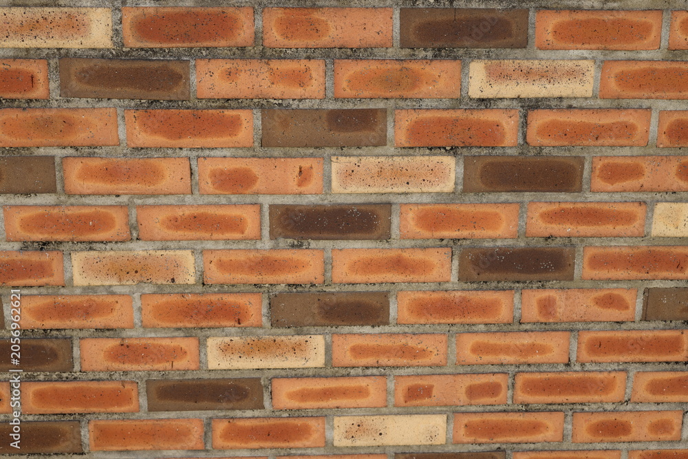 Fototapeta premium Classic Red Brick Wall Texture Background