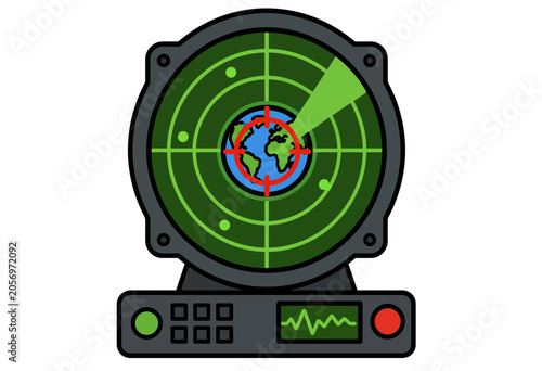 Radar System Detecting Global Earth Target with Advanced Surveillance Technology