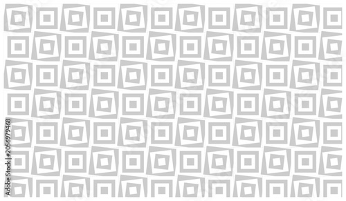 Canvastavla Geometric Pattern With Repeating Square Shapes In Light Gray Color