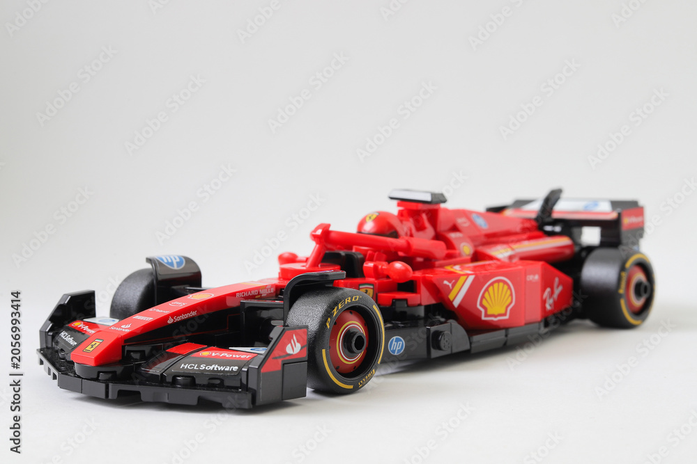 Naklejka premium Lego Ferrari SF-24 Formula 1 race car