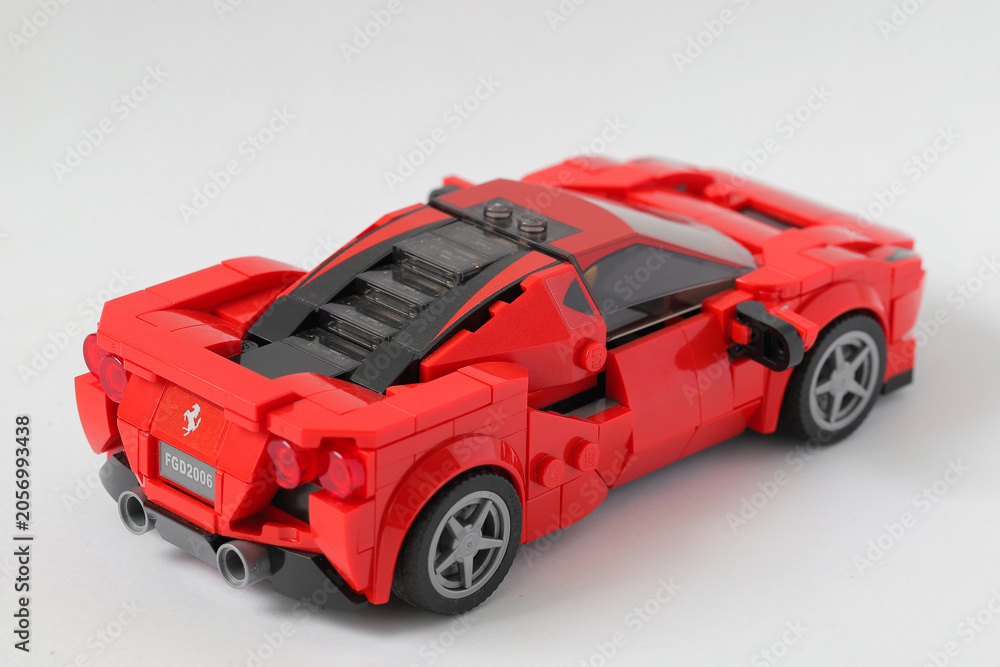 Naklejka premium Lego car Ferrari F8 Tributo