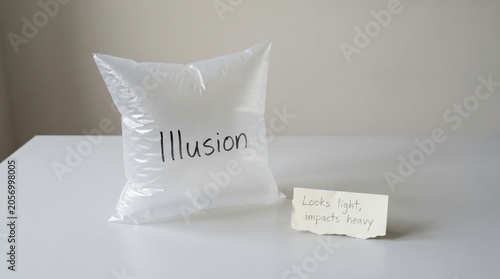 Plastic Bag Illusion for No Plastic Day Awareness