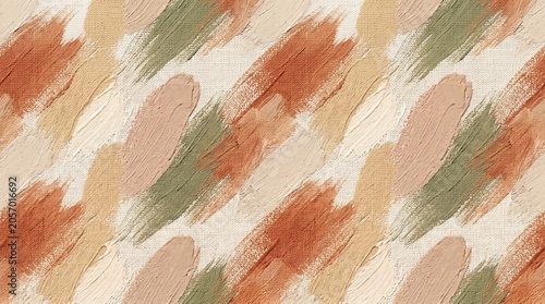 Terracotta Sage Brush Stroke Pattern Background With Earthy Hand Painted Surface Texture