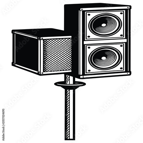 Audio equipment for the music experience. Speaker