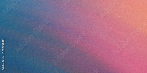 Schilderij op canvas Gradient blend of twilight sky hues from teal to mauve
