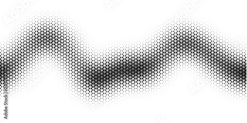 Obraz na płótnie Geometric pattern of black diamonds on a white background