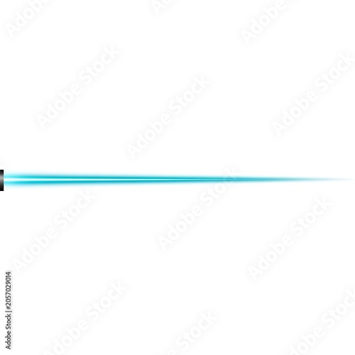 Minimalist horizontal cyan line on white background.