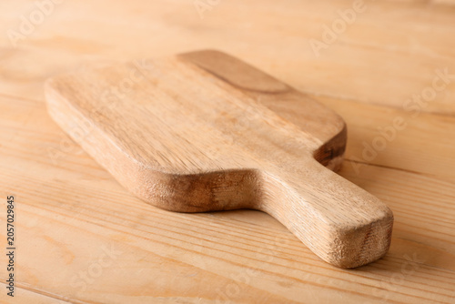 Rustic wooden cutting board...