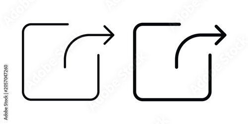 Konstfotografi Export icon fill and line concepts