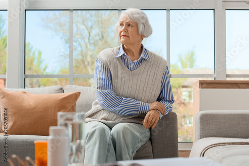 Senior woman with dementia ...