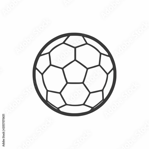 Soccer Ball Icon Vector Illustration