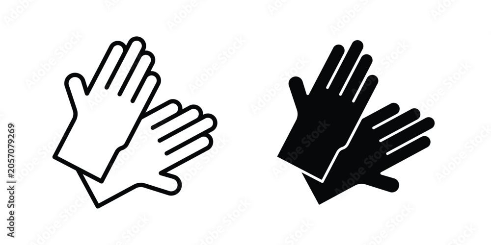 Obraz premium Gloves icon