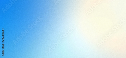 Blue and White grainy color gradient background retro noise texture effect web banner header backdrop design 