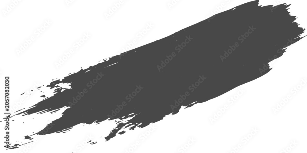 Fototapeta premium Black Paint Swipe Banner: Bold brush stroke overlay with modern grunge texture and rough edges