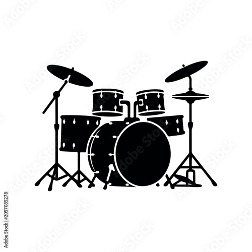 Clean Piano Musical Instrument Minimal Vector Icon