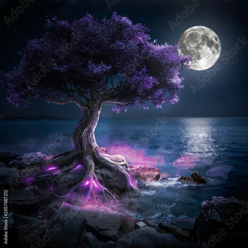 Purple Tree Paradise