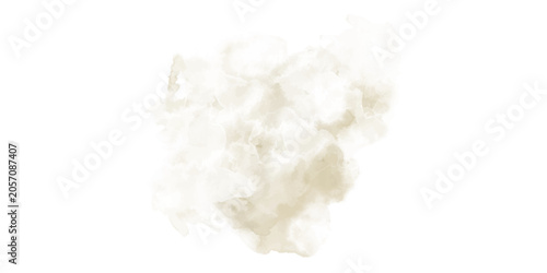 Beige watercolor blob collection. Liquid watercolour texture splash effect set. Pastel brown round ink or paint brush stroke shape elements. Vector cream ecru wet color splatters, spots, stains, drops