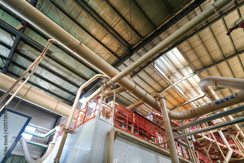 Pipeline facilities in a factory