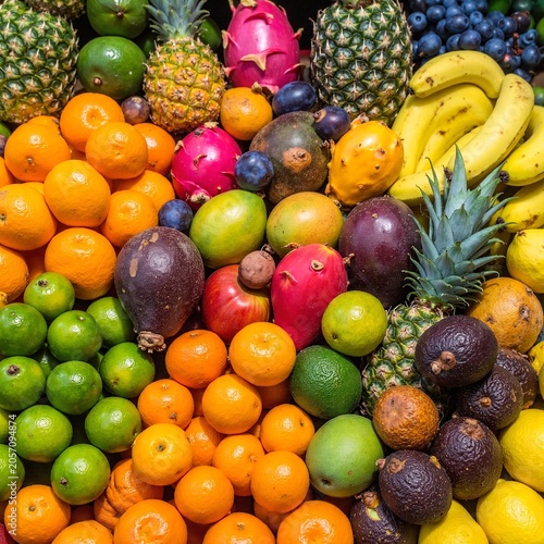 a pile of fruit