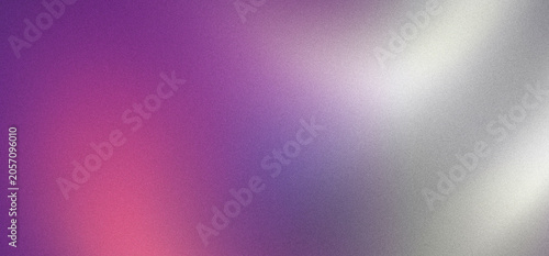 Orchid Purple and Silver grainy color gradient background retro noise texture effect web banner header backdrop design 