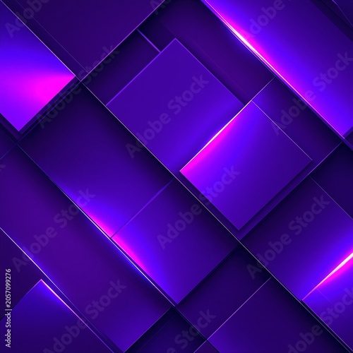 purple abstract background with squares and lines