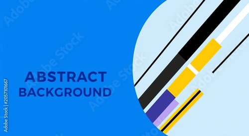Abstract Blue Background with Download Arrow Icon and Technology Design