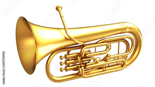 euphonium ユーフォニアム 3DCGレンダリング画像 透過png
