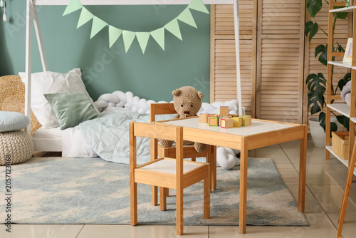 Cozy childrens bedroom inte...