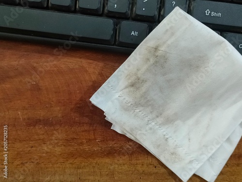 Dust Collected During Keyboard Cleaning