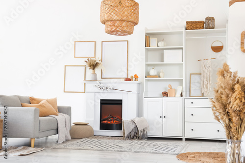 Interior of living room wit...