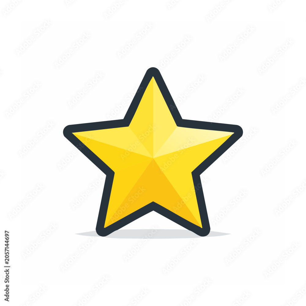 Obraz premium Yellow light bulb icon flat design