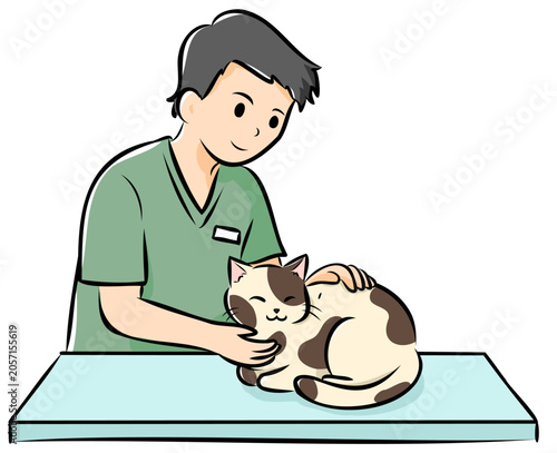動物病院, 獣医, 獣医師, 白衣, 診察, 診察台, 医療, ペット, 犬, 小型犬, トイプードル, プードル, 顔, 歯磨き, 歯周病, 口腔ケア, 涙やけ, 白内障, 健康診断, 治療, 飼育, ケア, 健康管理, 動物, 愛犬, 笑顔, 優しい, 病院, クリニック, メディカル, キャラクター, かわいい, シンプル, イラスト, カットイラスト, 素材, ベクター, ポスター, パン