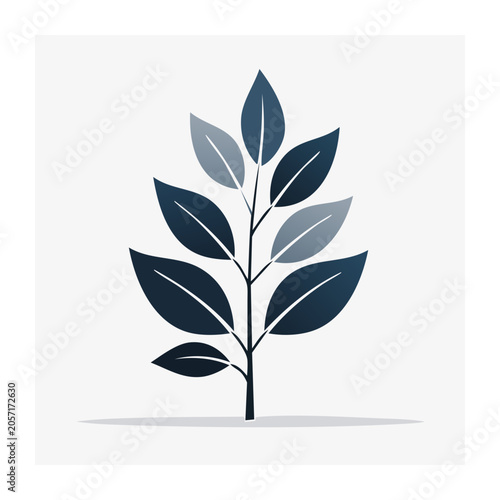 Olive branch vector icon