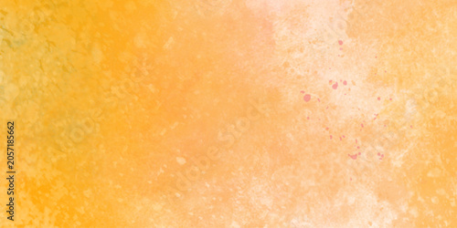 Foto Abstract watercolor orange with yellow background texture